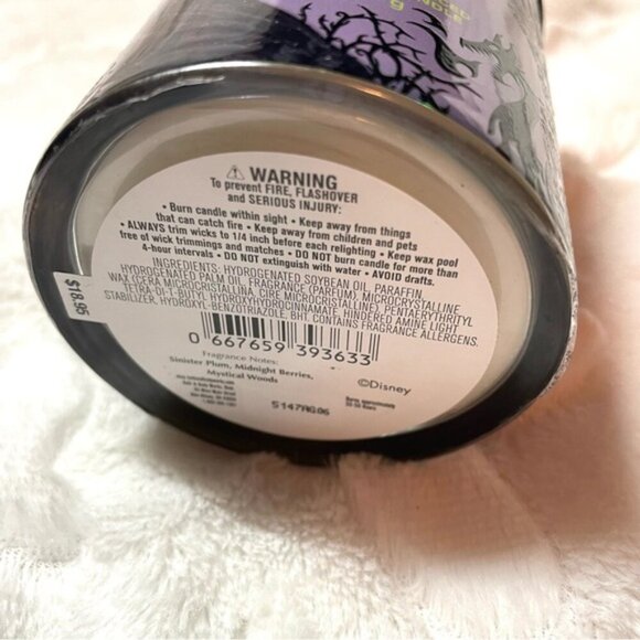 🍎🖤NWT Disney Villains Candle Lot Maleficent + Evil Queen Bath & Body Works - Picture 8 of 15